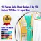 10 Pieces Satin Chair Sashes 8 by 108 inches Tiff Blue Or Aqua Blue